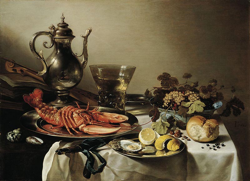 Pieter Claesz Tafel mit Hummer